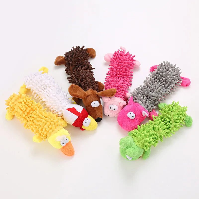 Durable Squeaky Plush Toy – Soft Chew Toy for Small Dogs & Puppies