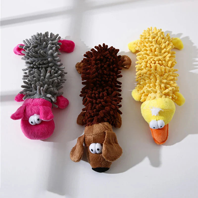 Durable Squeaky Plush Toy – Soft Chew Toy for Small Dogs & Puppies
