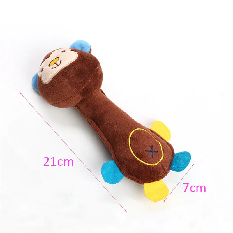 Durable Squeaky Plush Toy – Soft Chew Toy for Small Dogs & Puppies