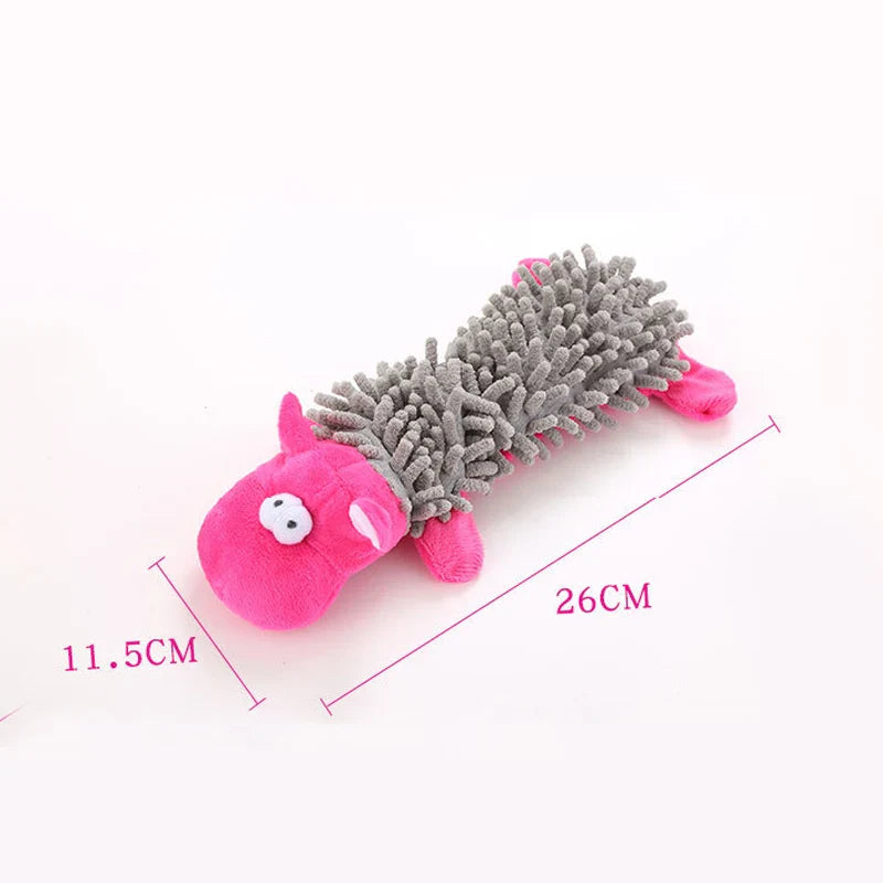 Durable Squeaky Plush Toy – Soft Chew Toy for Small Dogs & Puppies