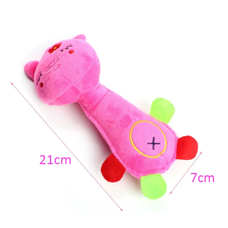 Durable Squeaky Plush Toy – Soft Chew Toy for Small Dogs & Puppies