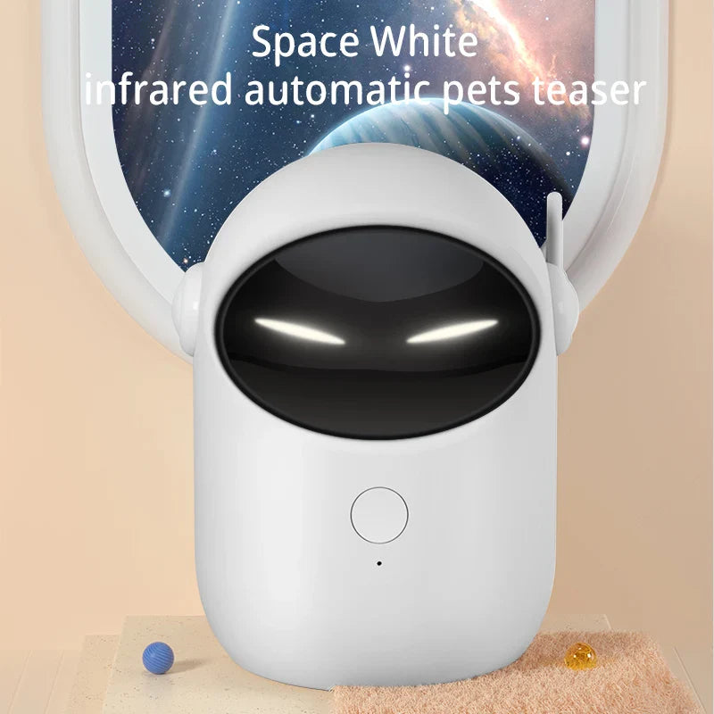 Hands-Free Laser Cat Toy – Rechargeable & Automatic for Active Play
