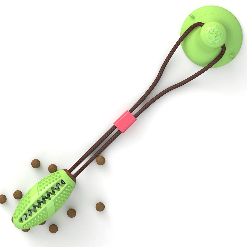 Interactive Chew Ball Toy with Suction Cup – Treat Feeder for Large Dogs & Huskies