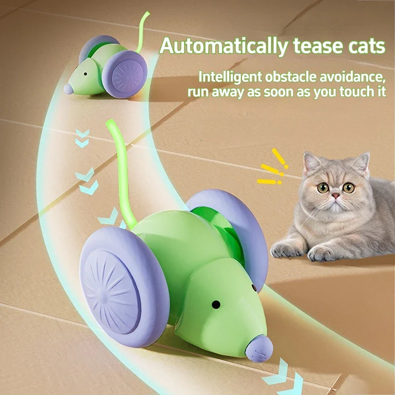 Pet Toys Interactive Cat Toy Electric Mouse Car