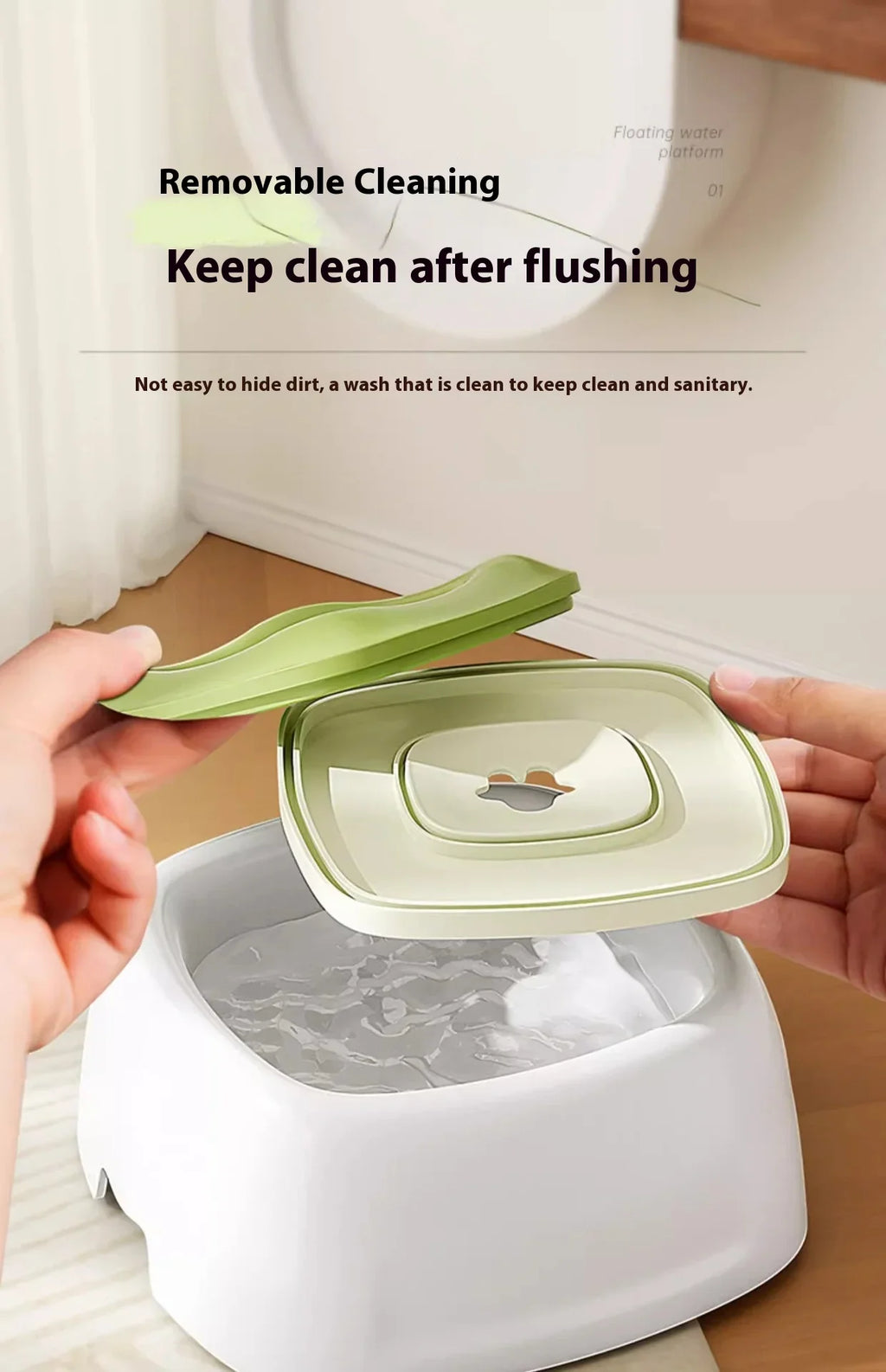 Spill-Proof Pet Water Bowl