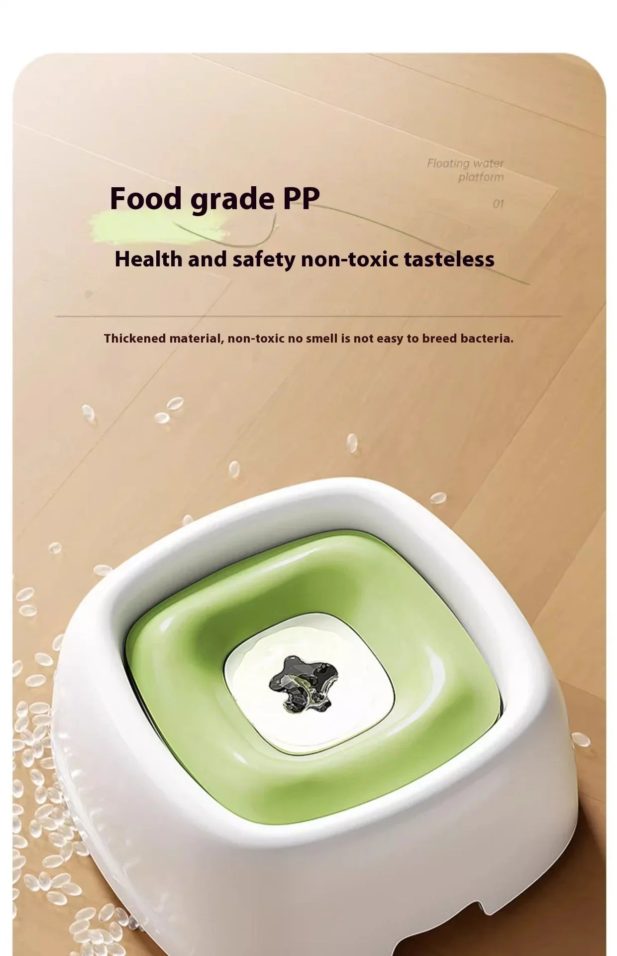 Spill-Proof Pet Water Bowl