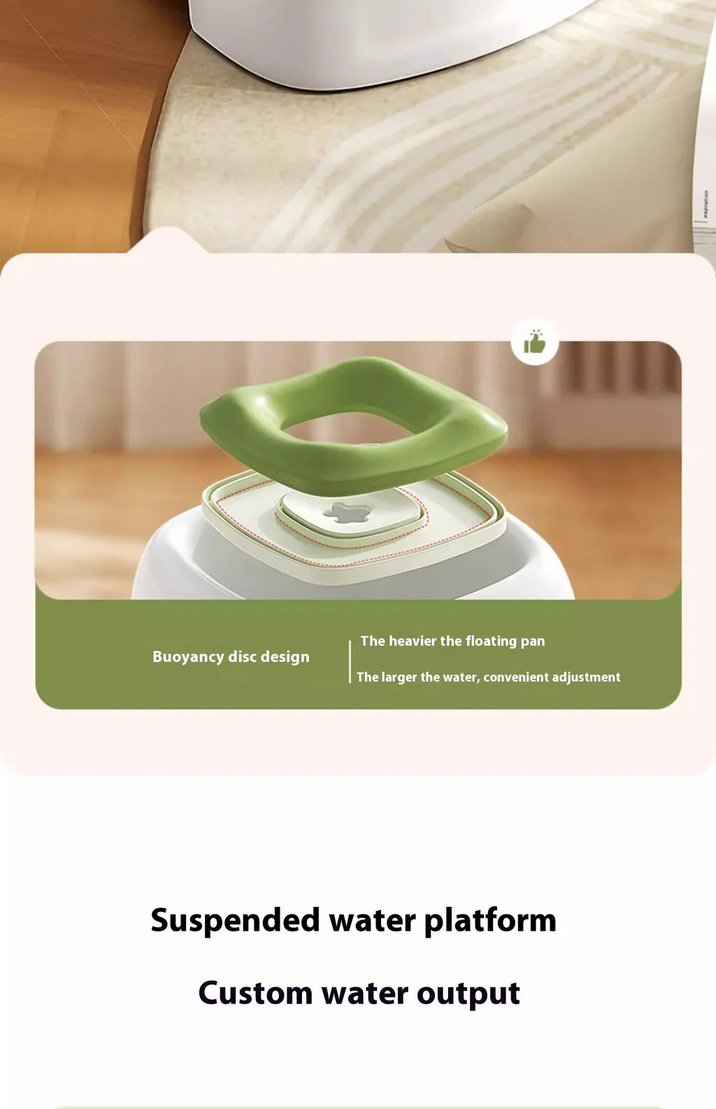 Spill-Proof Pet Water Bowl