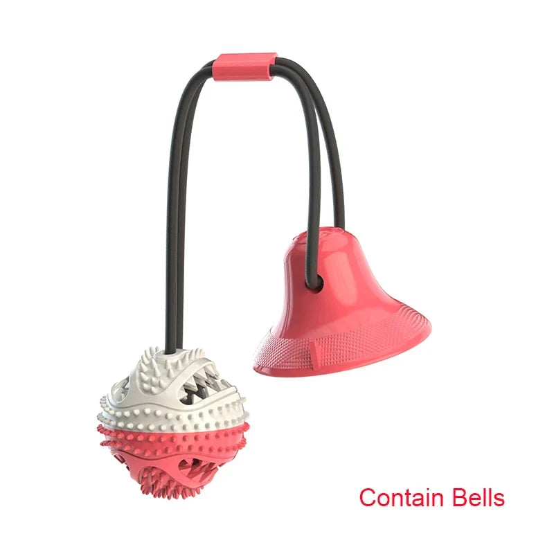 Interactive Chew Ball Toy with Suction Cup – Treat Feeder for Large Dogs & Huskies