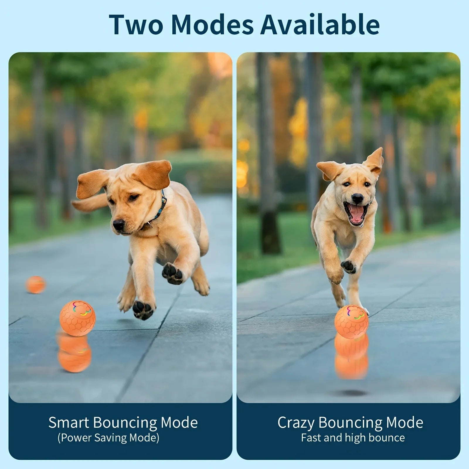 Smart Dog Toy Ball Electronic Interactive Pet Toy Ball USB Automatic Bouncing Rolling Toy Ball With RGB Lights Puppy Cat Product