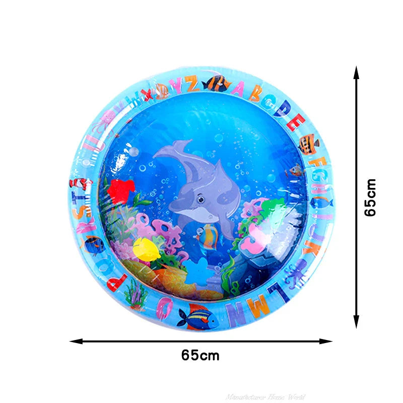 Interactive Cat Water Play Mat – Sensory PVC Ocean Fish Crawling Induction Toy for Cats
