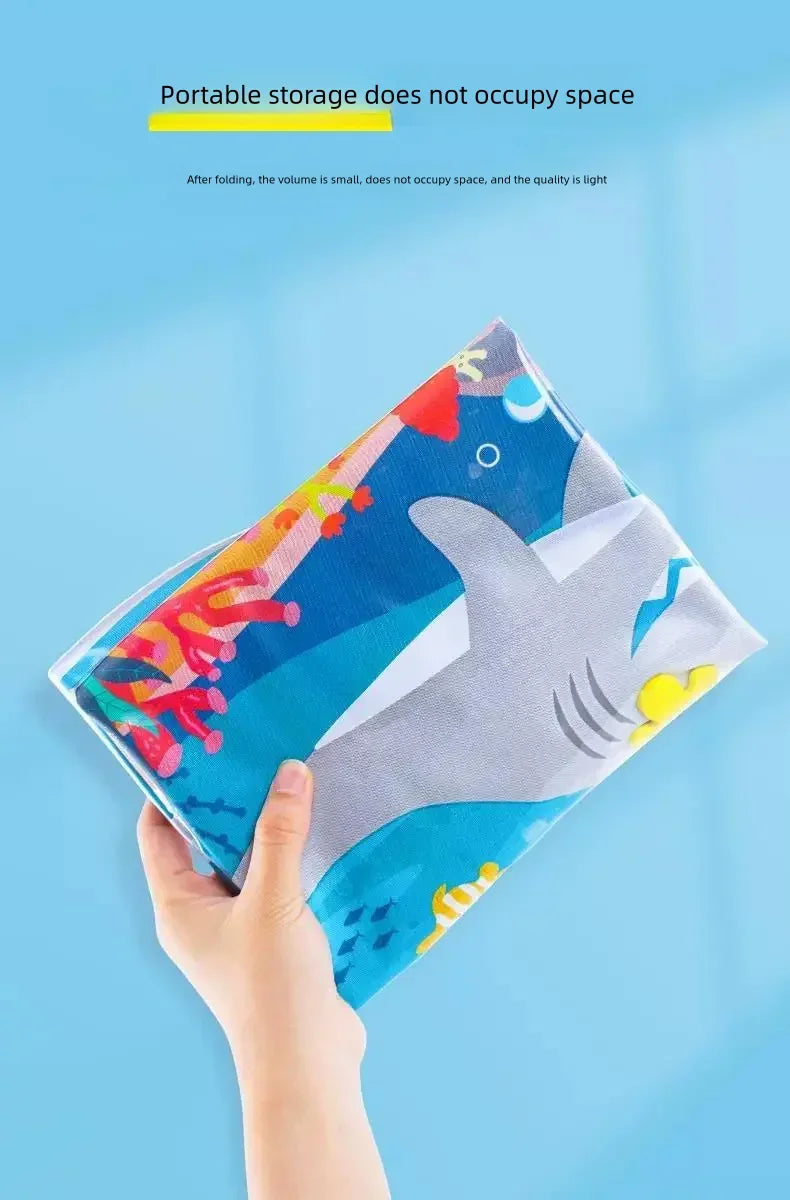 Interactive Cat Water Play Mat – Sensory PVC Ocean Fish Crawling Induction Toy for Cats
