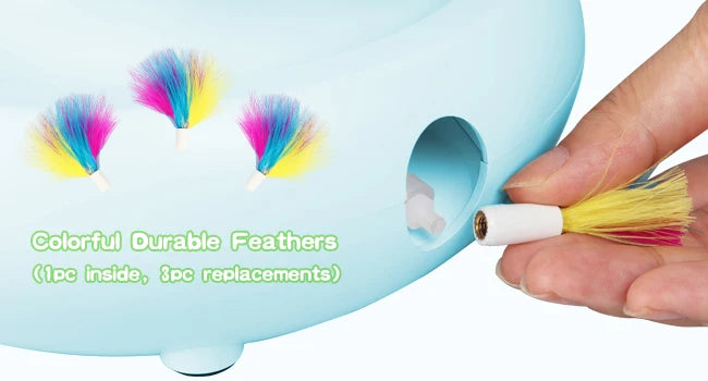 4-in-1 Interactive Cat Toy – USB Rechargeable Whack-a-Mole, Fluttering Butterfly, Track Balls & 6-Hole Mouse Game for Indoor Fun
